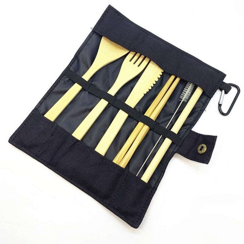 Sustainable Travel Bamboo Cutlery Set