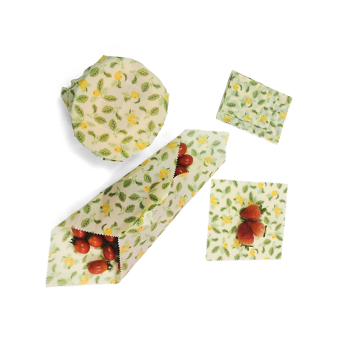 Beeswax Food Wraps - EcoFresh Set of 3