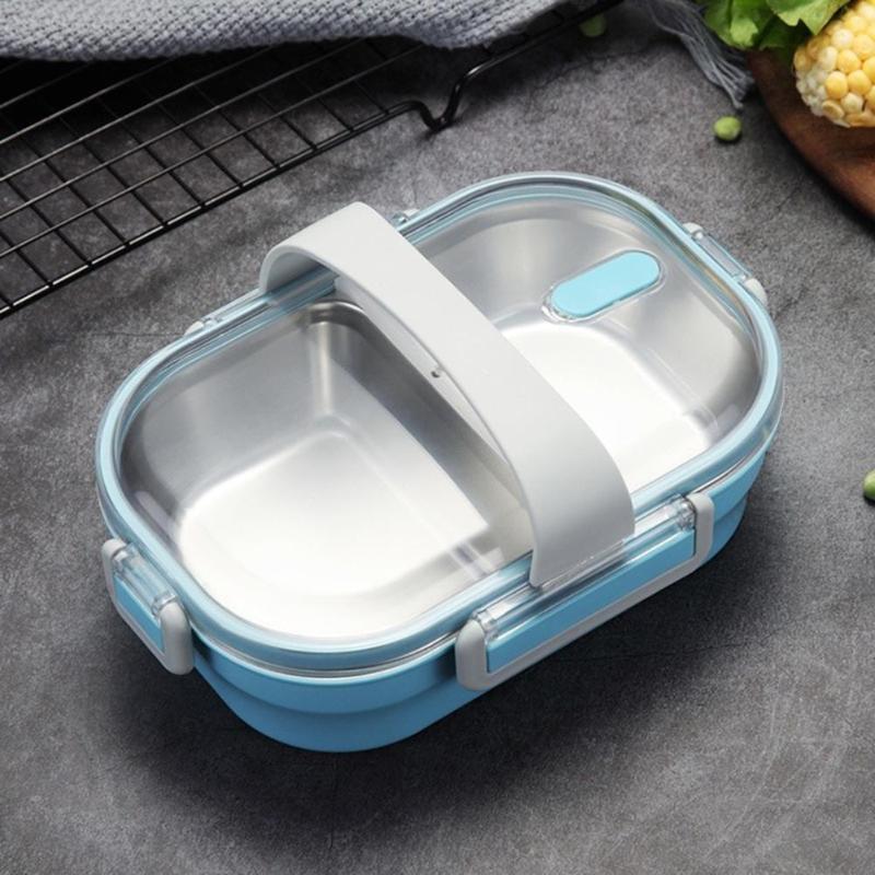 EcoLunch Stainless Steel Bento Box - 650mL (Portable & Eco-Friendly)