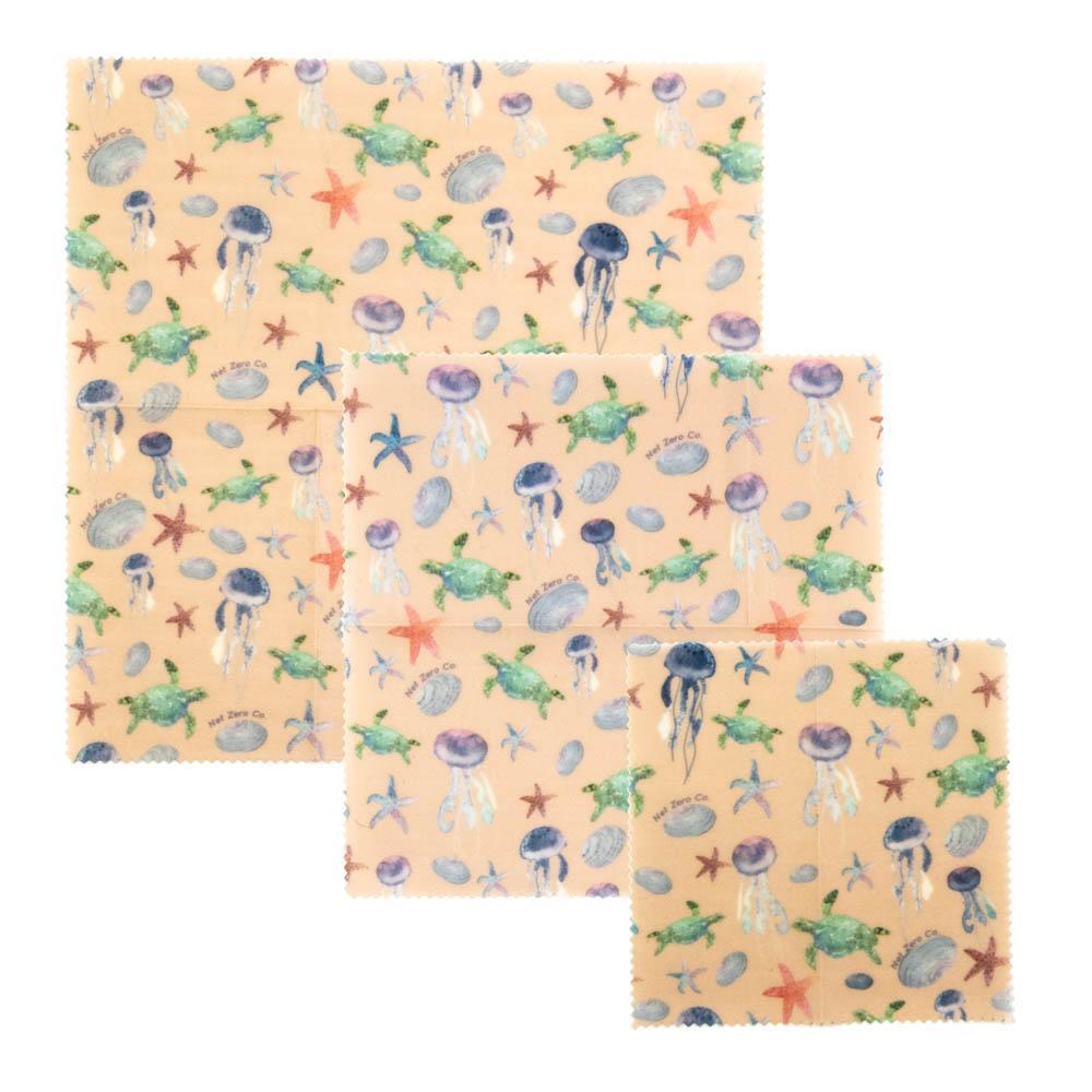 Beeswax Food Wraps - EcoFresh Set of 3